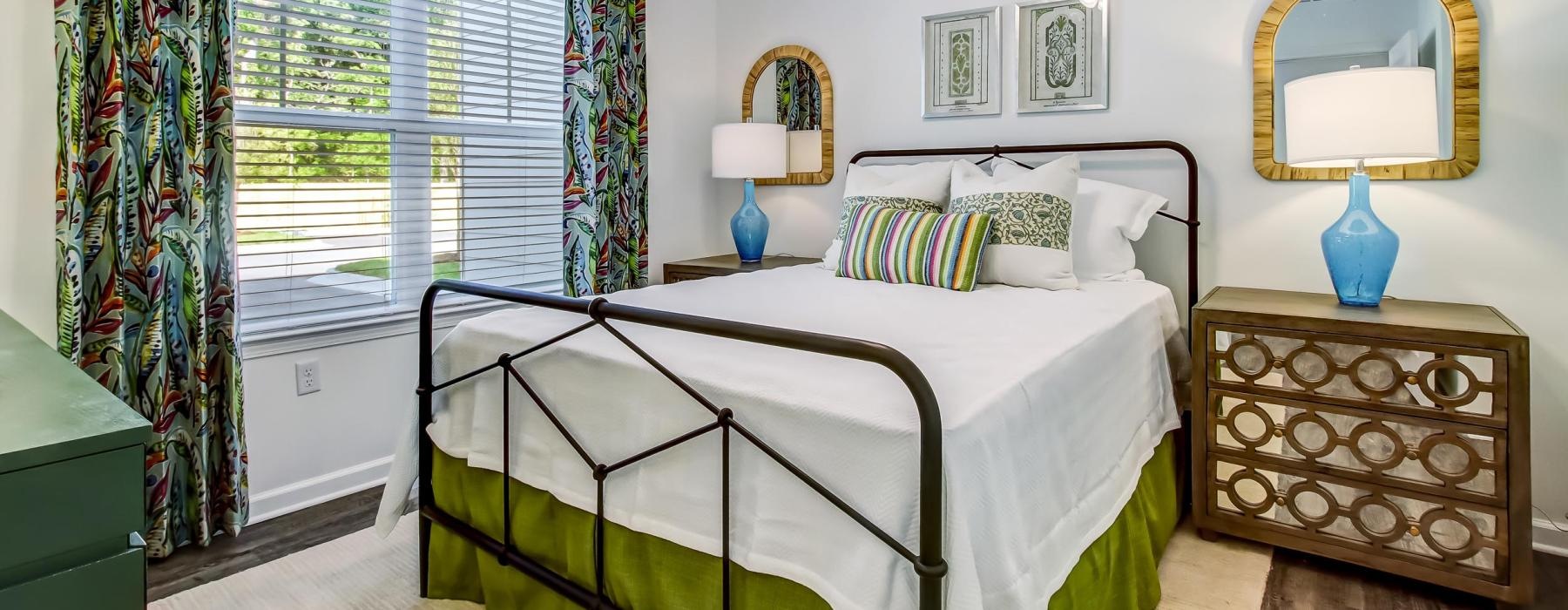 bright window in bedroom